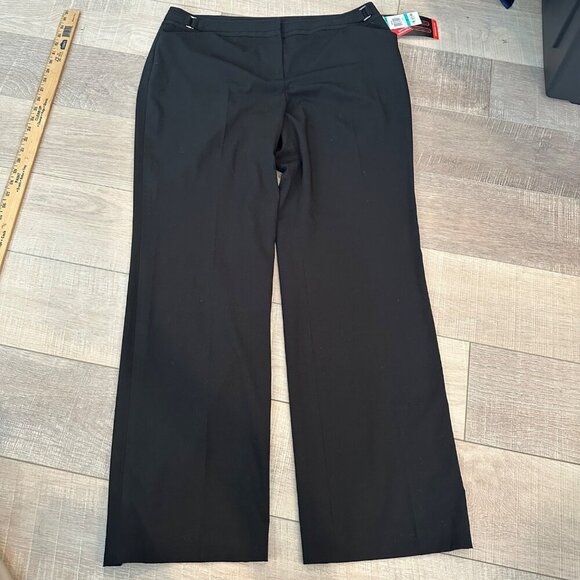 STYLE AND COMPANY WOMENS MARAIS SIZE 16 DRESS PANTS NEW STRAIGHT LEG - Picture 1 of 10